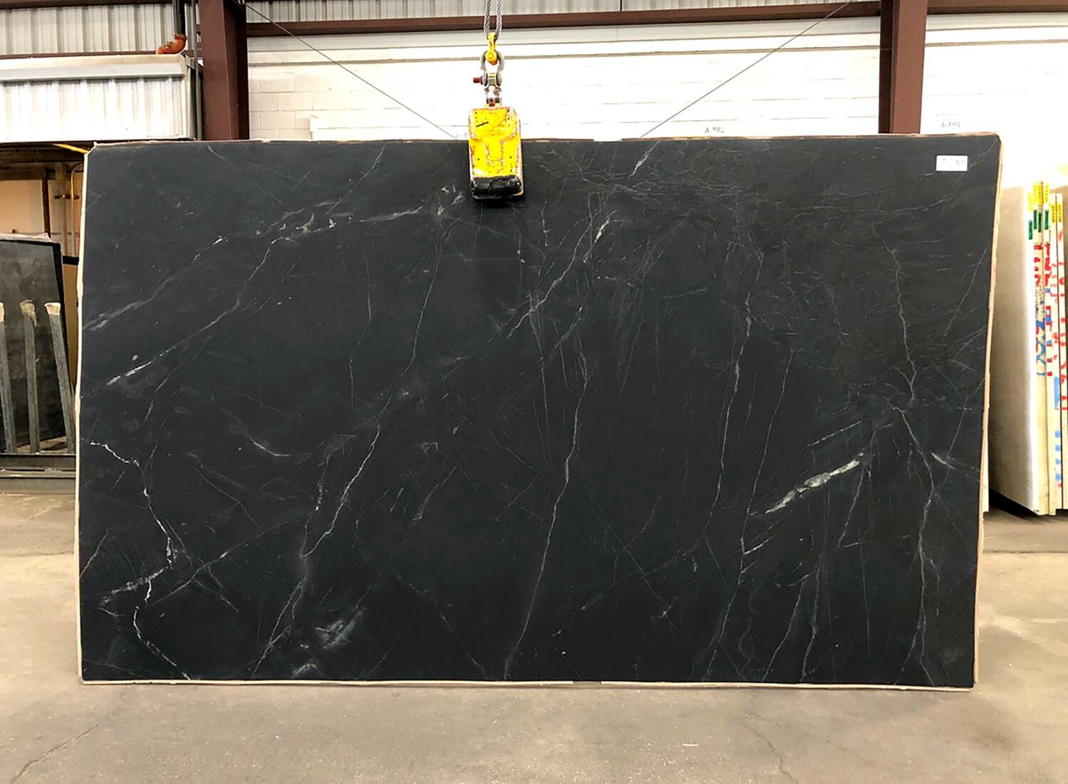 Black Soapstone Granite Leather, Lot #018